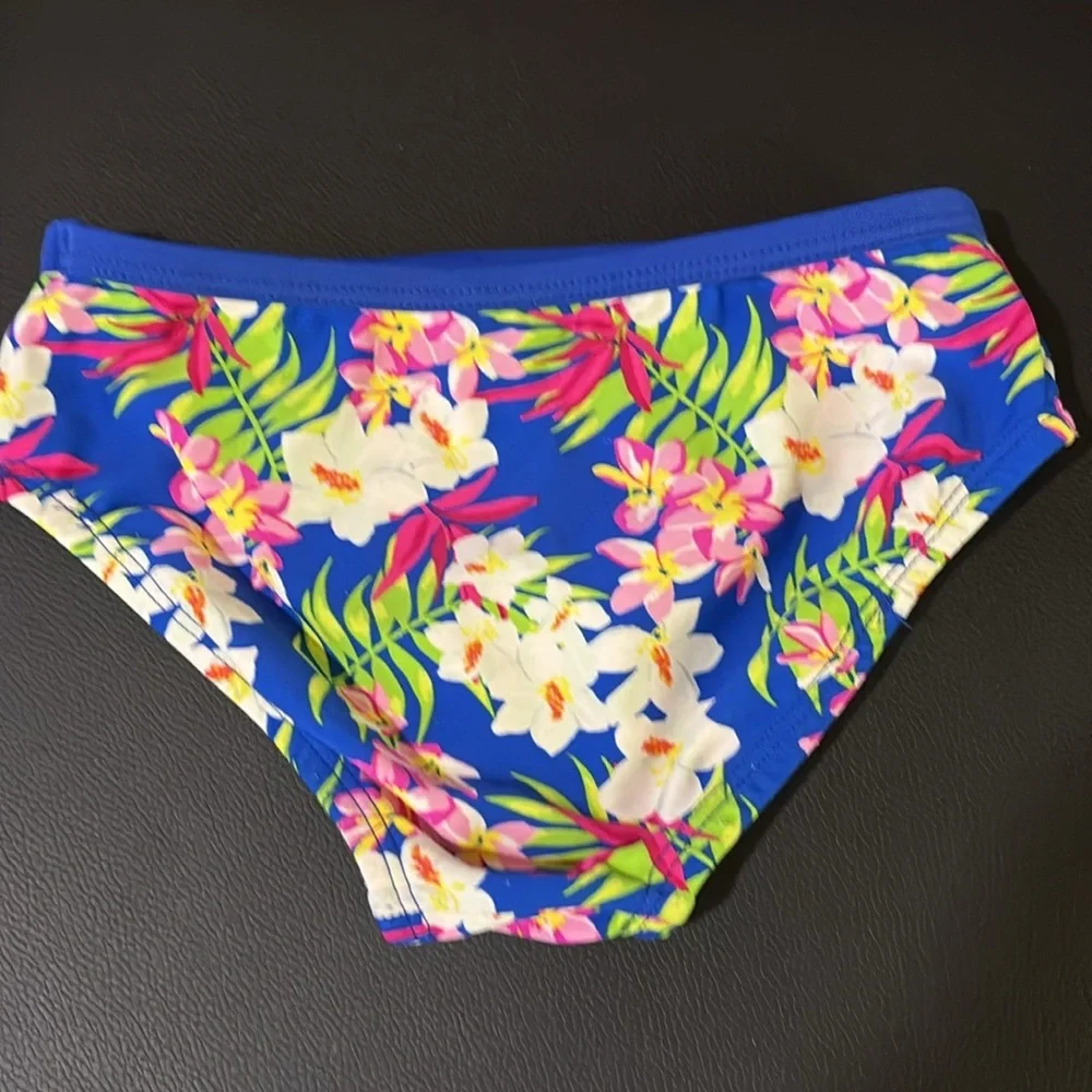 Tommy Bahama 6X Blue Floral Bikini Bottoms